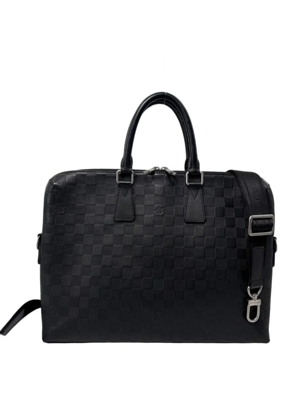 Louis Vuitton Super Damier Infini Business Bag Black